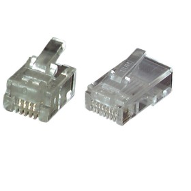 EFB 37519.1-100 Modular-Stecker RJ45 UTP, E-MO 8/8 SR, VPE 100