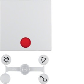 Berker 16211909 S1/B.x Wippe mit Linsen polarweiß matt