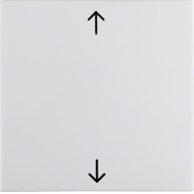 Berker 16208919 S1/B.x Wippe mit Symbol für Gruppent.-BA 1fach, polarweiß glänzend