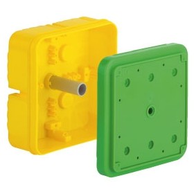 Kaiser 1296-02  Abzweigkasten 180x180x79mm für max.2 Stromkreise