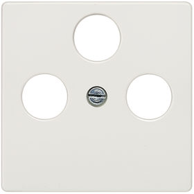 Siemens 5TG2548-2 Abdeckung für TV/RF/SAT-Anschluss, 3Loch  titanweiß