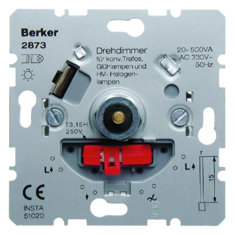 1 STÜCK GIRA INSTA Dimmer up für Trafo Leuchten 20 500VA 1 STÜCK GIRA INSTA Dimmer up für Trafo Leuchten 20 500VA