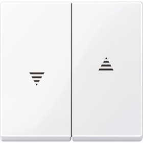 Merten 432425 Wippe für Rollladenschalter und -taster, aktivweiß glänzend, System M