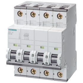 Siemens 5SY6606-7 LS-Schalter 6kA 3+N-pol C6