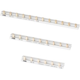 ABB PS1/57NA Phasenschiene 1Ph.,57Pins,10qmm,N/blau,ausbr.Pins 2CDL210011R1057