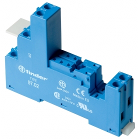 Finder 9702 Fassung mit Schraubanschlüssen, für Relais 46.52