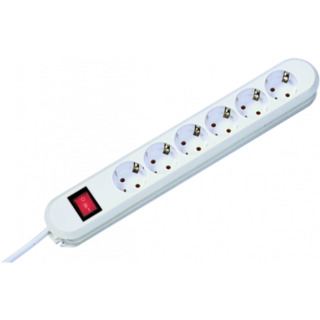 Bachmann SMART 6xCEE7/3 ws ohne Zuleitung 381.246K