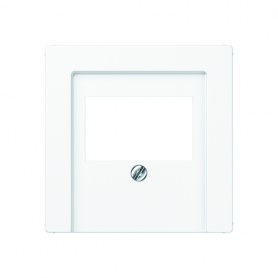 Jung ABA 569 PLT WW Abdeckung, antibakteriell, für TAE-Fernmelde-Anschlussdosen und Kombinations-An.