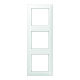 Jung ABAS 583 WW Rahmen, 3fach, antibakteriell, für waagerechte und senkrechte Kombination