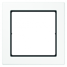 Jung FD 981 WW frame, 1x, flat design, for horizontal and vertical combination