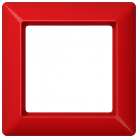 Jung AS 581 BF RT frame, 1x, break-proof, for horizontal and vertical combination