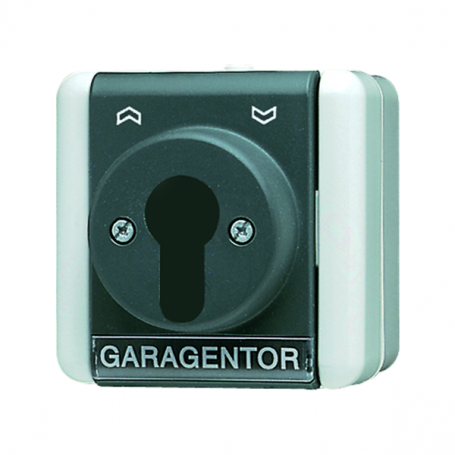 Jung 806.18 W Schlüsselschalter, 10 AX, 250 V , Schriftf., Universal Aus-Wechselsch. 1-polig