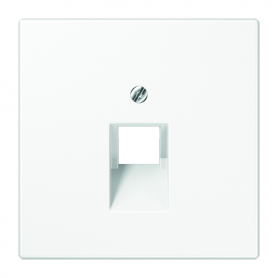 Jung LS 969-1 UA WW Cover, for IAE/UAE connector and datad. Cat. 5e and Cat. 6 (1 x 8- police