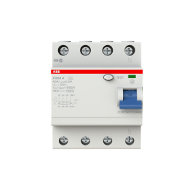 ABB 2CSF204101R4400 F204A-40/0,5 FI-Schutzschalter 4P,Typ A,40A,500mA