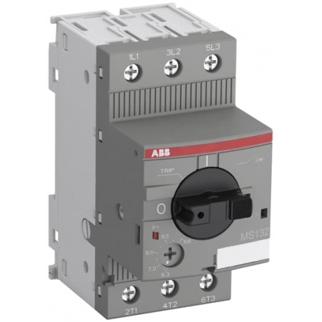 ABB 1SAM350000R1009 MS132-6.3 Engine Circuit Breaker Trigger class 10, 4.0 ... 6.3 A
