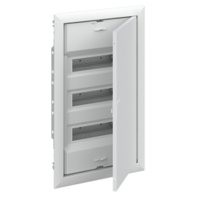 ABB 2CPX031371R9999 UK636N3 Stromkreisverteiler, Unterputz 36 Platzeinheiten, mit Tür und Blendr.