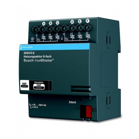 ABB 2CKA006220A0025 6254/0.6 Heizungsaktor 6-fach, REG