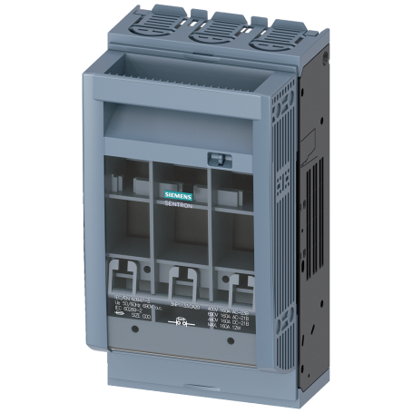 Siemens 3NP1133-1CA20 Sicherungslasttrennschalter 3NP1, 3-polig, NH00, 160 A, für Aufbau und ...