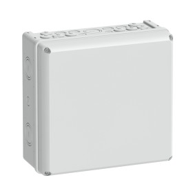 Spelsberg AK 14 L-g Leergehäuse, grau, Schutzart IP65, Schlagfestigkeit IK08, Schutzklasse II, Bemessungsspannung 400V AC, DLG,